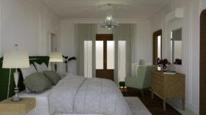 Abstrato Arquitetura - Projeto Classic - Quarto 01-01